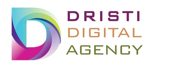 Logo and Name Colorful for Dristi Digital Agency